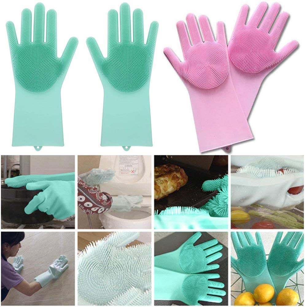 Silicon Cleaning Gloves