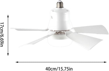 Ceiling Fan with LED Light and Remote Control