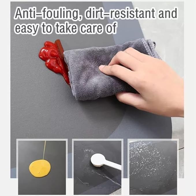 EXOFLY 2 Pcs Kitchen Mats, Waterproof Memory Foam Kitchen Rugs