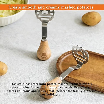 Stainless Steel Mini Pestle, Small Potato Masher