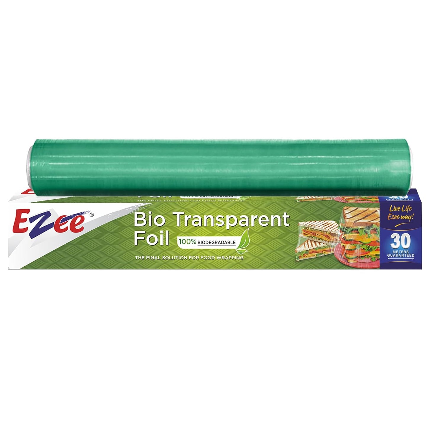 12 Inches Cling Film Wrap BPA Free | Multipurpose Food Wrapping Paper | Non-Stick Microwave Safe