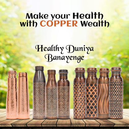 Water Bottle 1 Litre | Leak Proof, Durable & Rust Proof | Ayurveda and Yoga Health Benefits